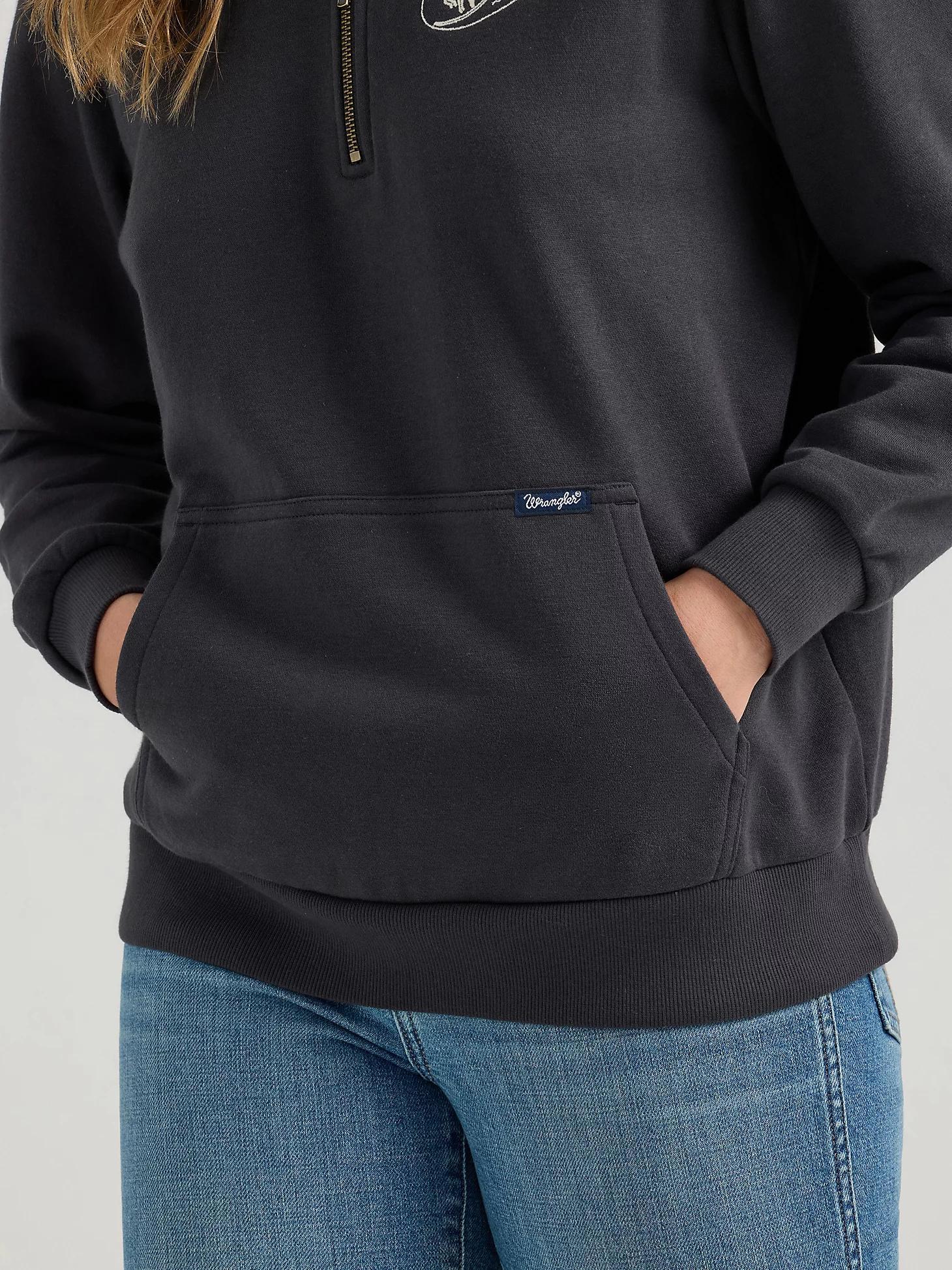 Women's Wrangler Long Live Cowboys® Quarter Zip Pullover | Women's JACKETS & OUTERWEAR | Wrangler® Product Image