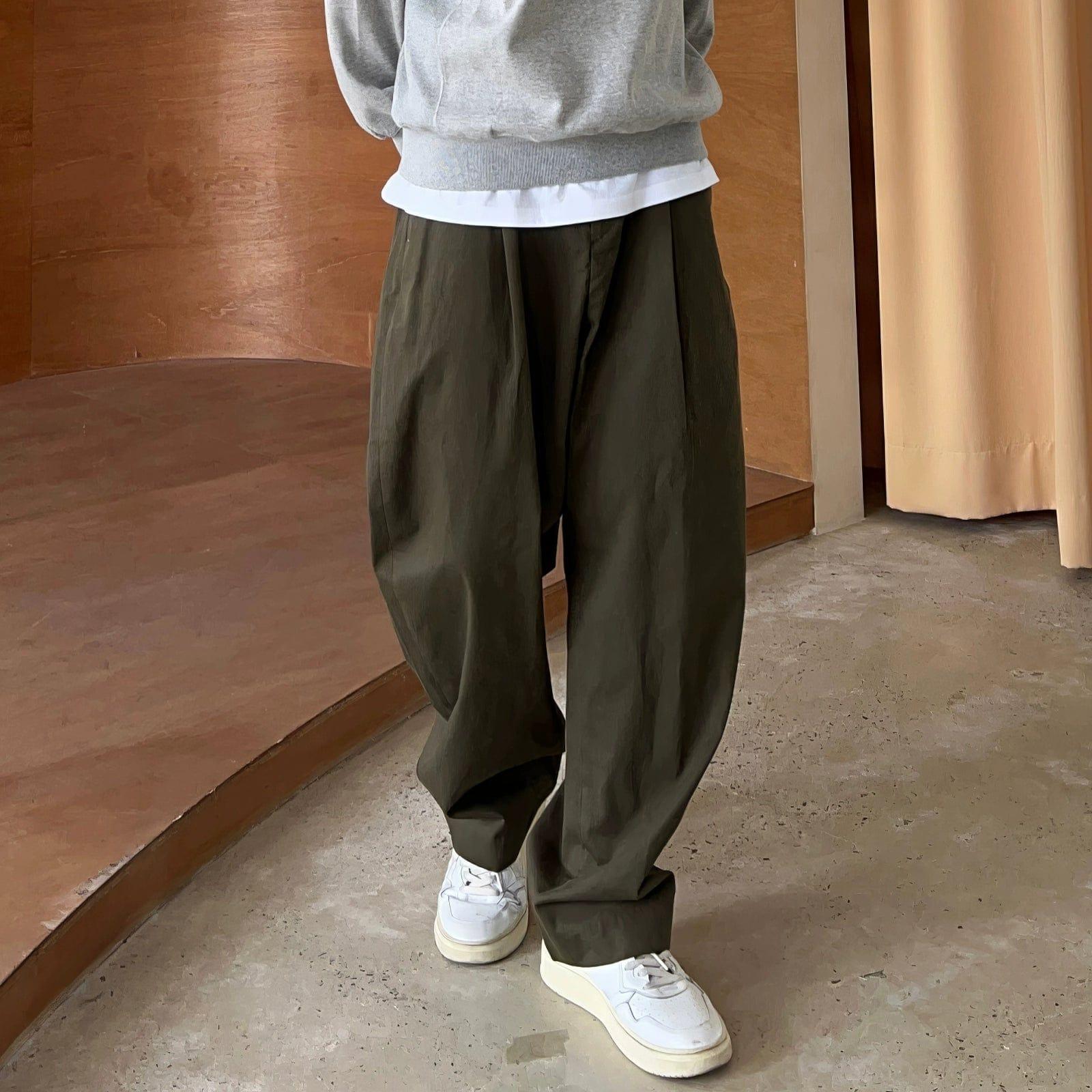 RT No. 10847 WORK WEAR FOLDED WIDE PANTS Product Image