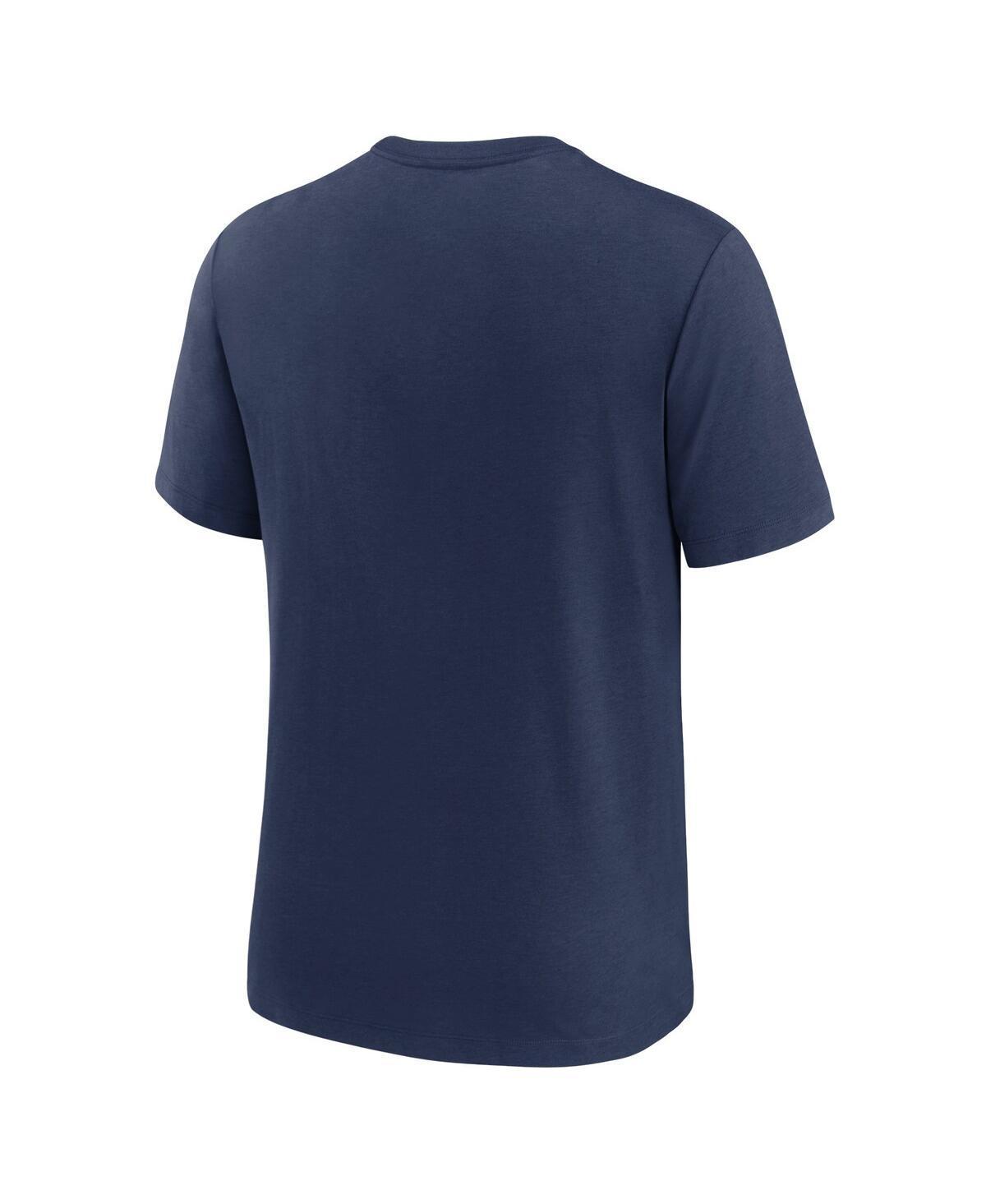 NIKE Navy Milwaukee Brewers City Connect Tri-blend T-shirt Product Image