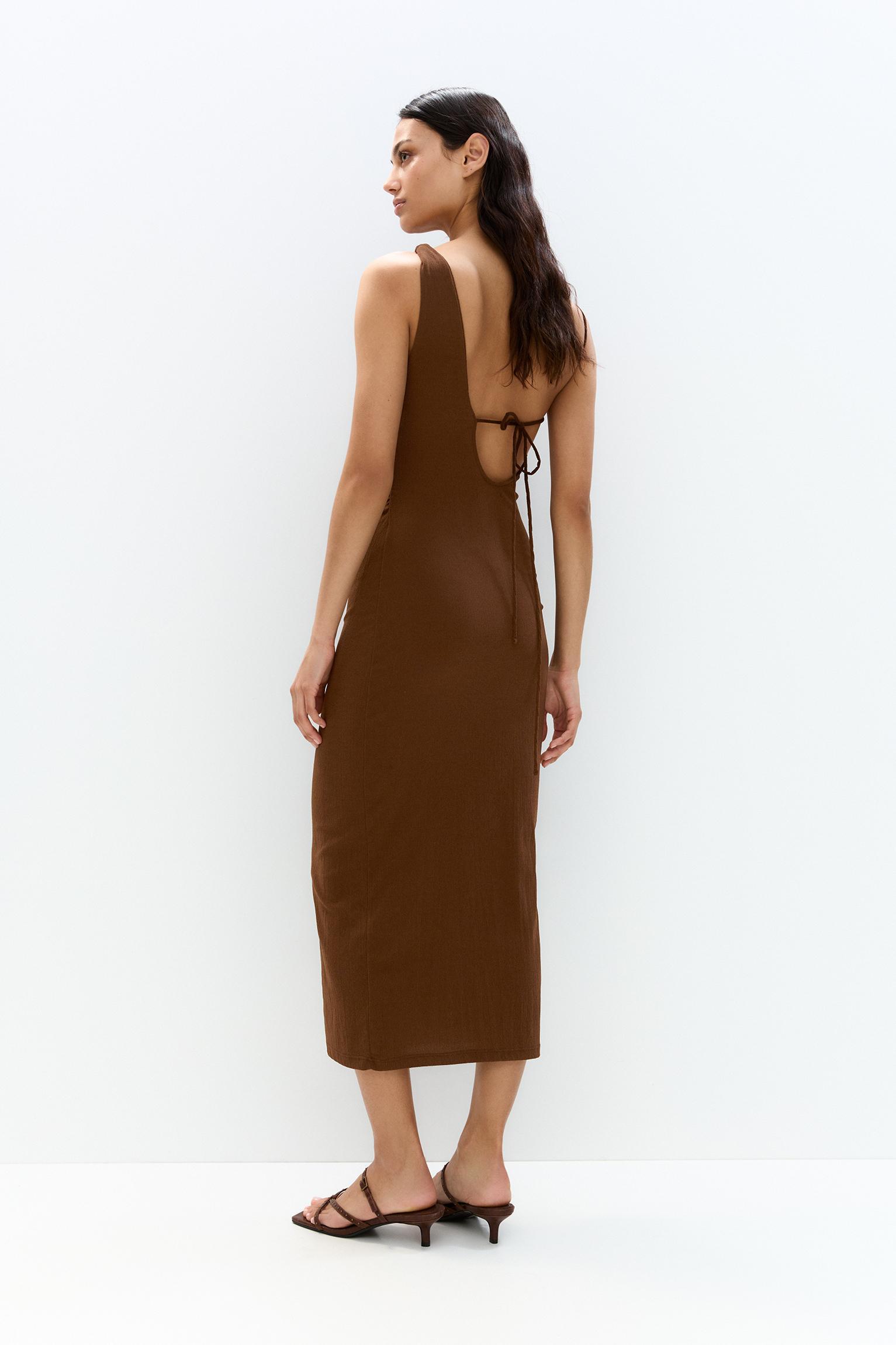 Asymmetric midi dress Product Image