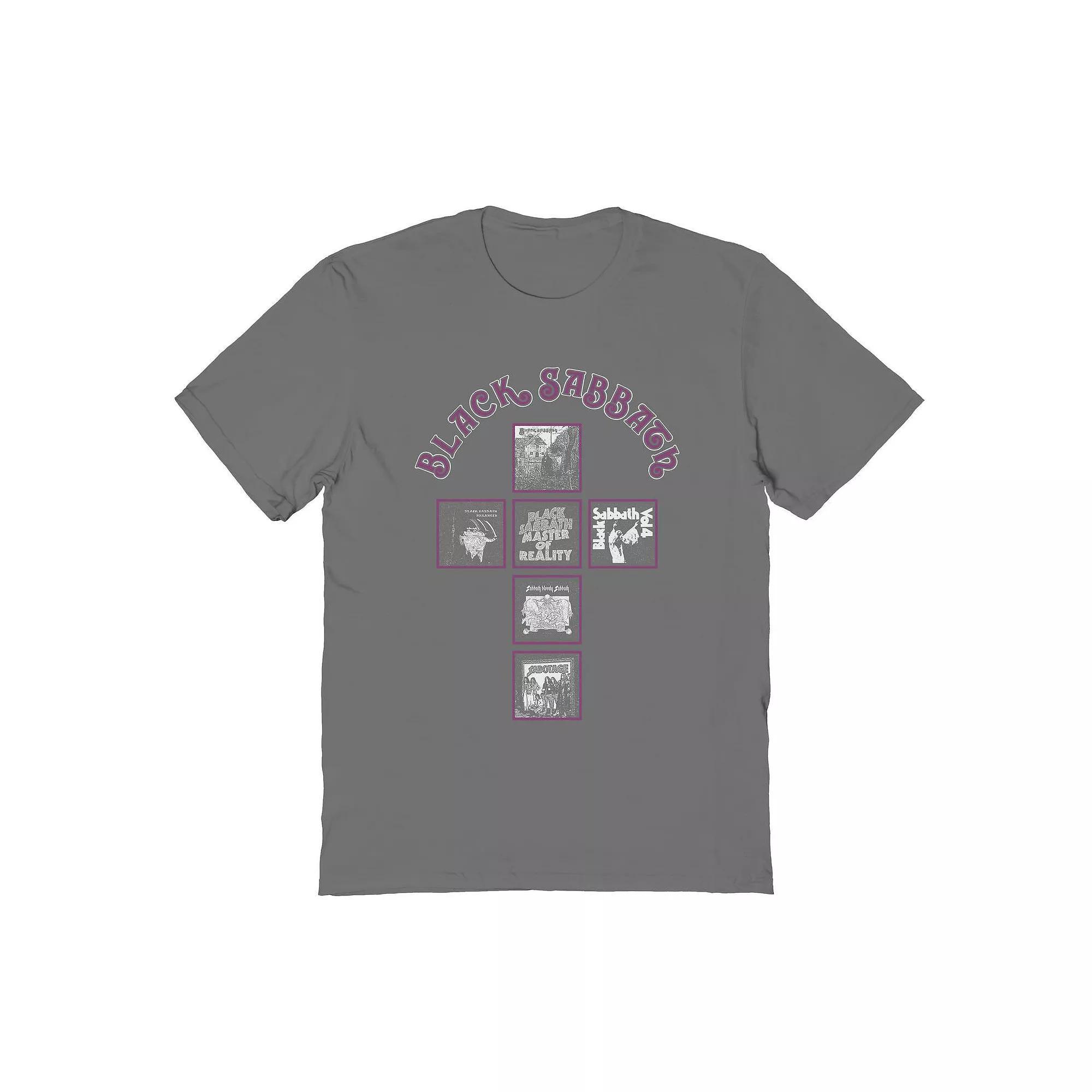 Men's Black Sabbath Album Cover Cross Graphic Tee, Adult Unisex,  Product Image