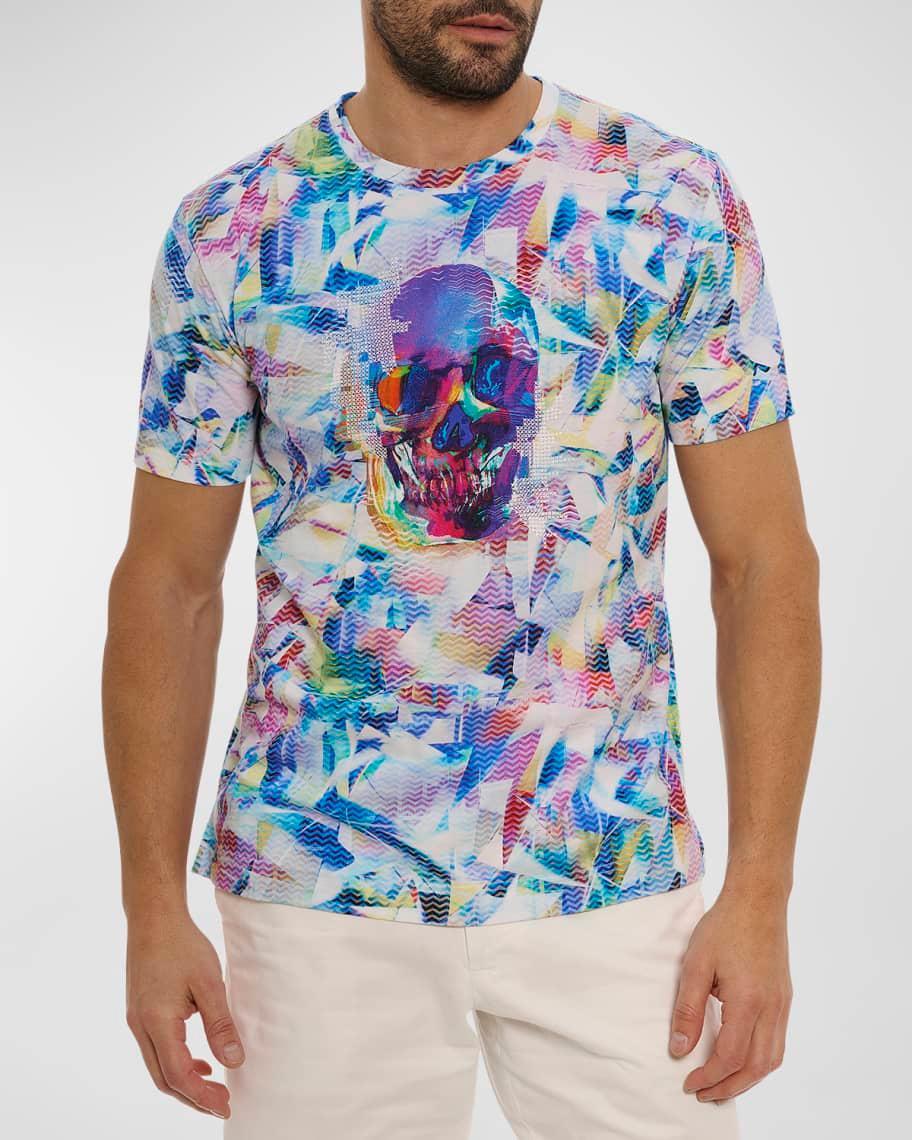 Men's Kaleidoskull Graphic Crewneck T-Shirt Product Image