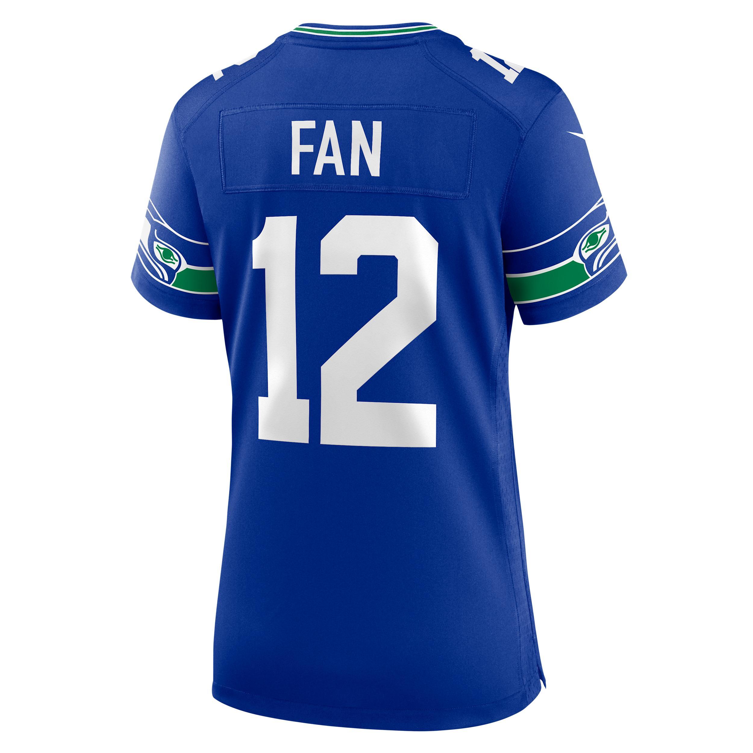 Women's Nike 12th Fan Royal Seattle Seahawks Player Jersey,  Product Image