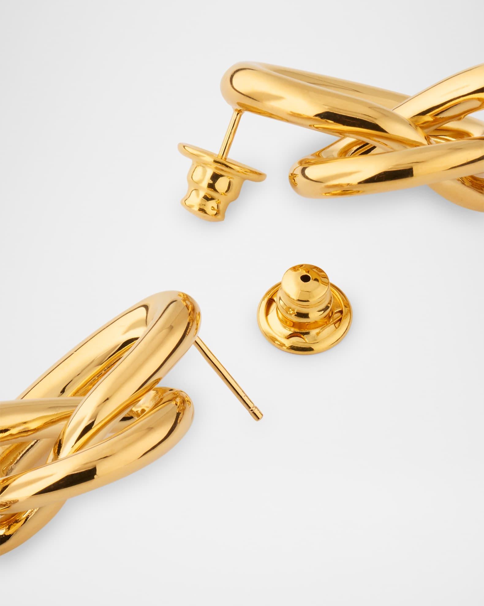 Pave O Knot Earrings Product Image