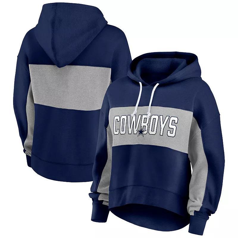 Women's Profile Navy Atlanta Braves Plus Size Pullover Hoodie, Size: 3XL, Blue Product Image