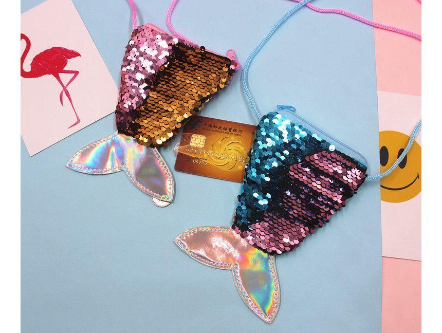 Mermaid Tail Sequined Coin Purse Product Image