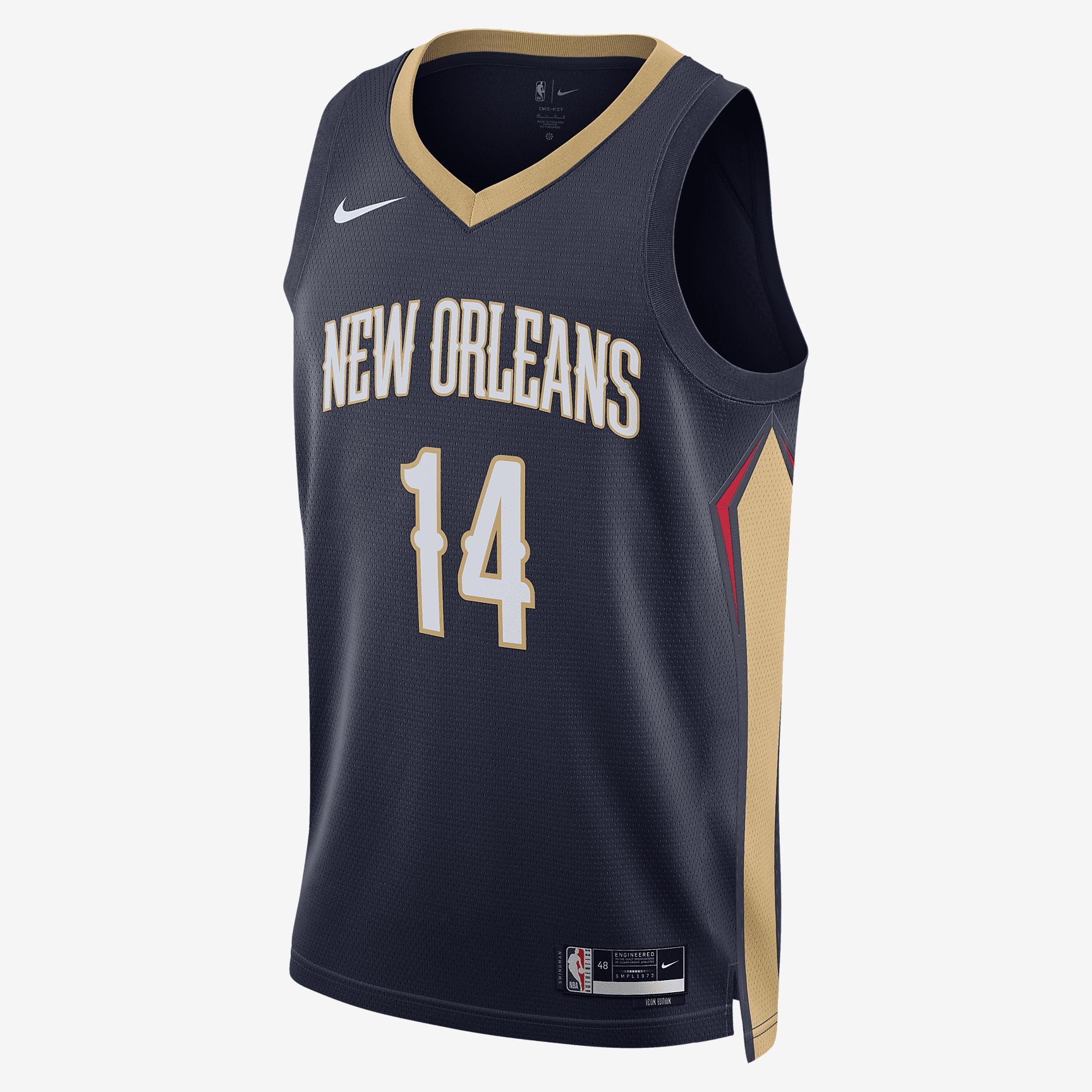 New Orleans Pelicans Icon Edition 2022/23 Men's Nike Dri-FIT NBA Swingman Jersey Product Image