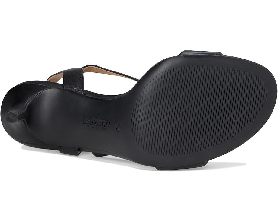 Allie Pave-Buckle Satin Sandals Product Image