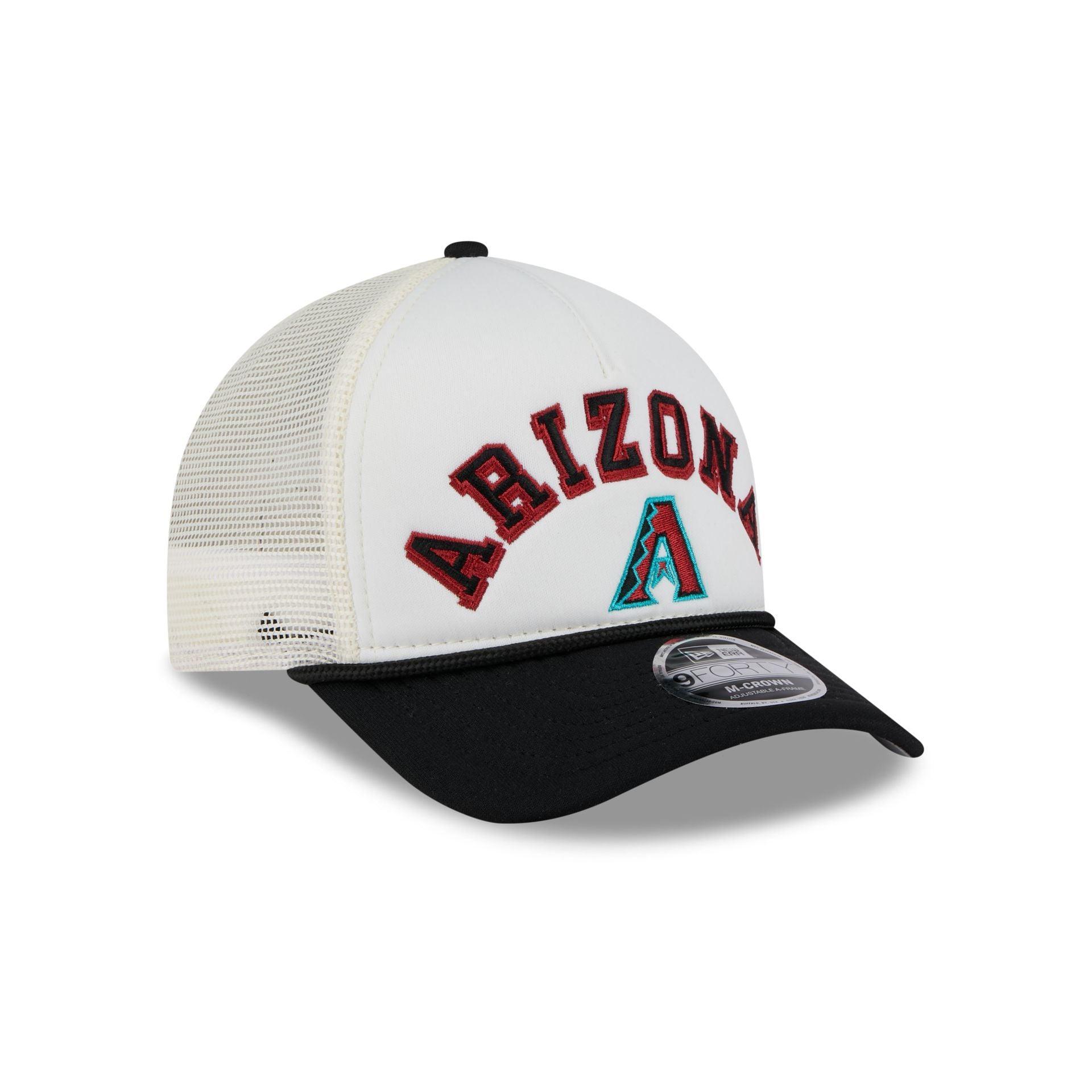 Arizona Diamondbacks Chrome Arch 9FORTY M-Crown A-Frame Trucker Hat Male Product Image