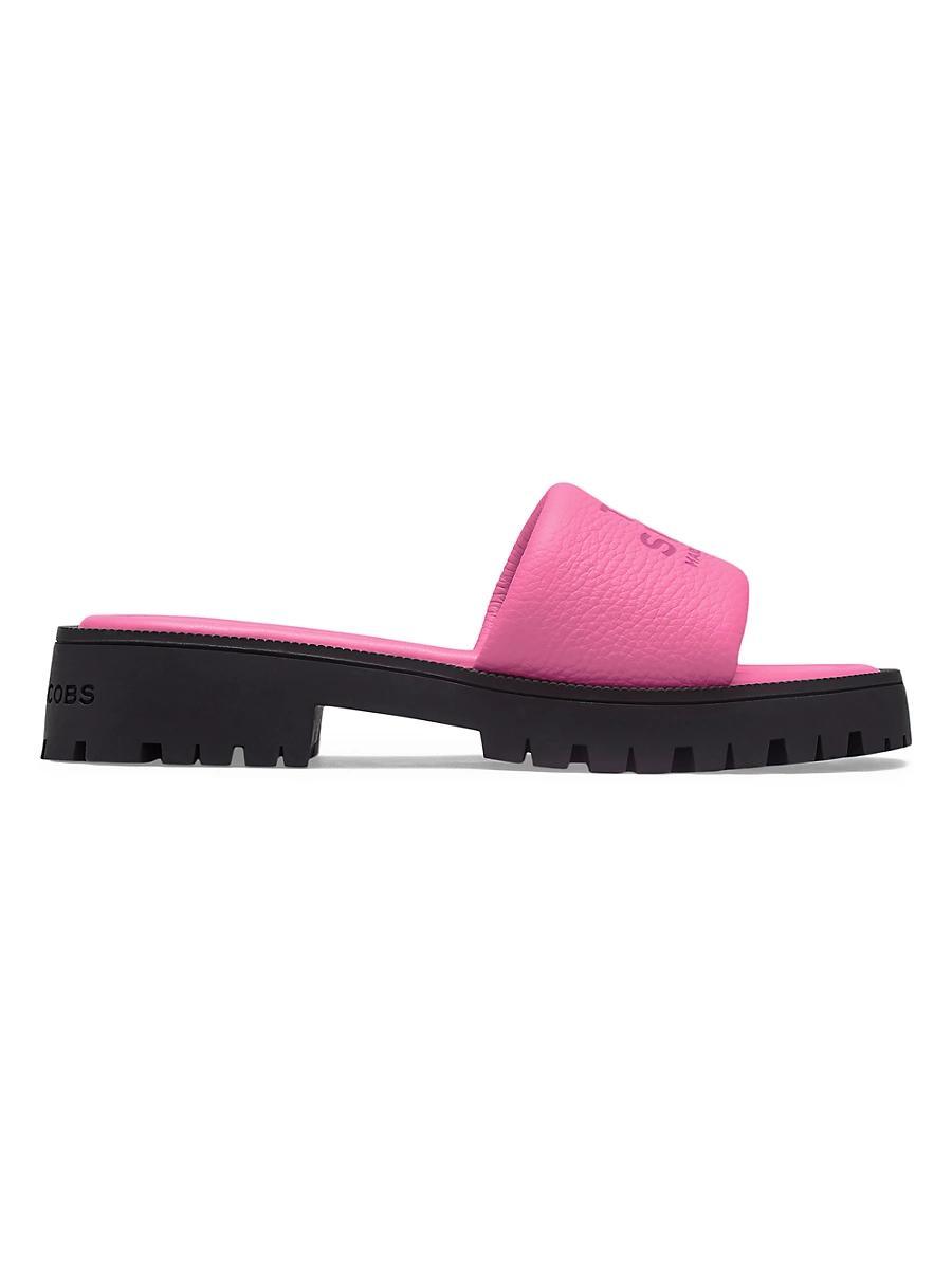 Womens The Slide Leather Sandals Product Image