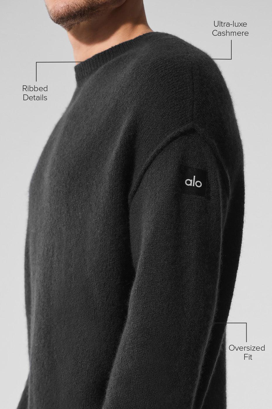New Class Cashmere Crewneck Sweater - Black Product Image