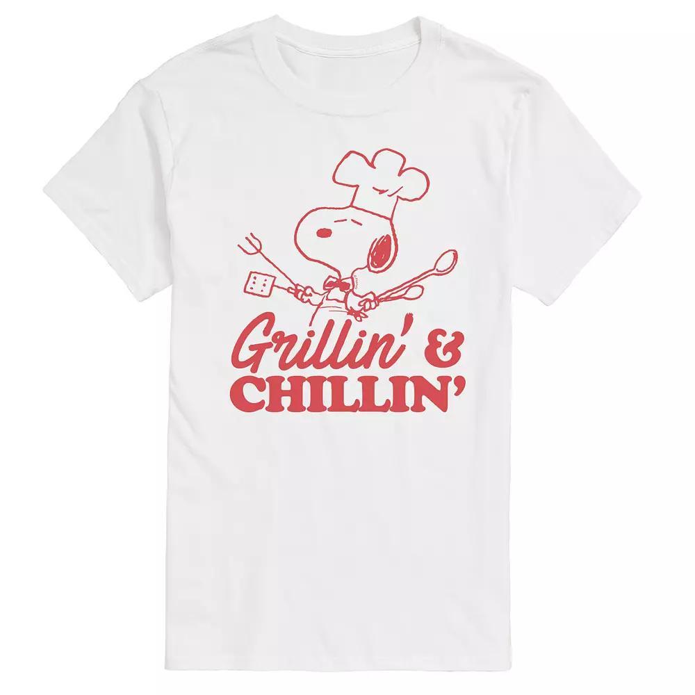 Men's Peanuts Grillin' & Chillin' Snoopy Graphic Tee,  Product Image