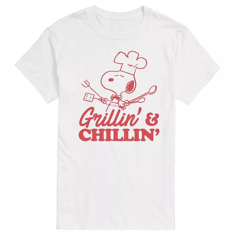 Men's Peanuts Grillin' & Chillin' Snoopy Graphic Tee,  Product Image
