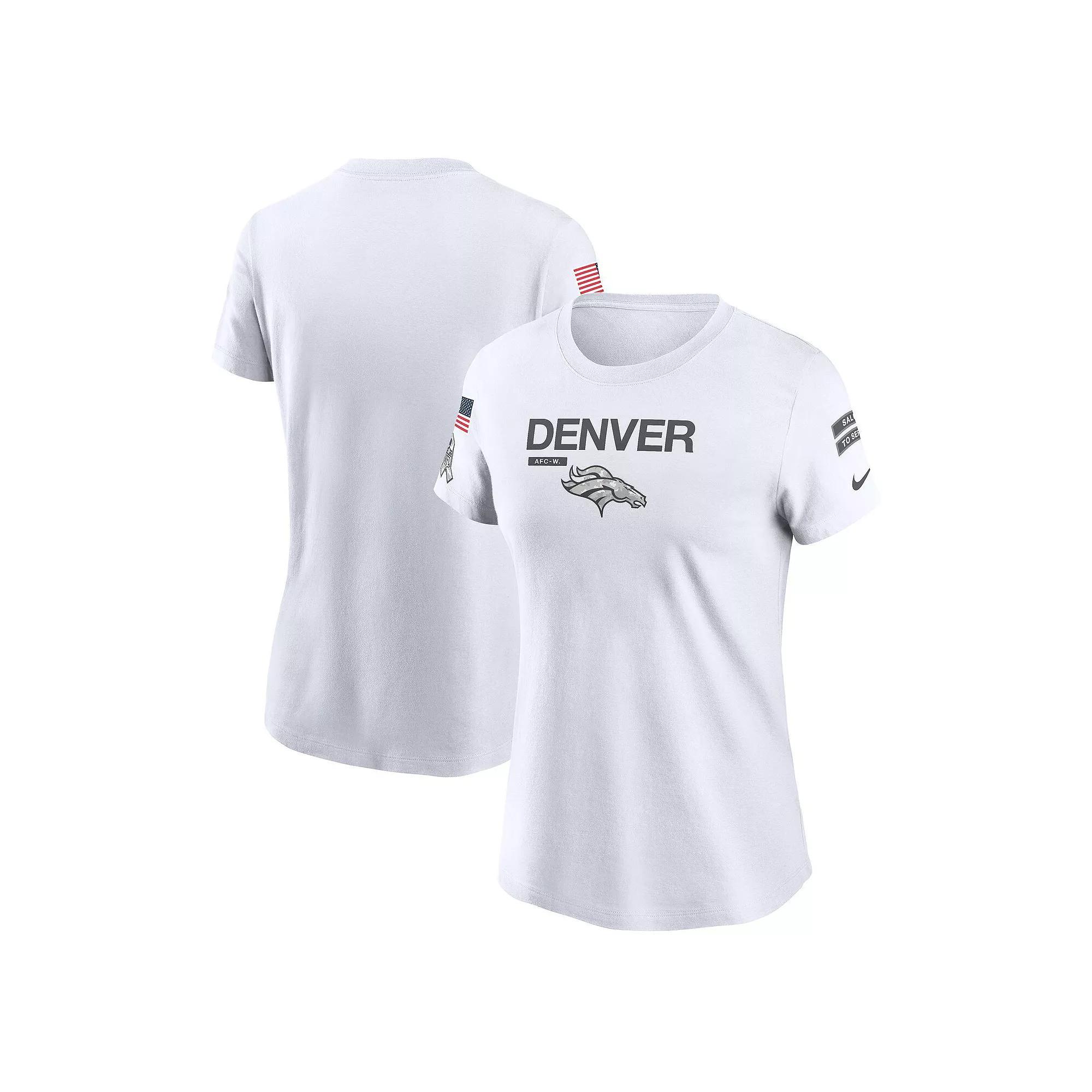 Women's Nike White New Orleans Saints 2024 Salute To Service Legend Performance T-Shirt, Size: Medium Product Image