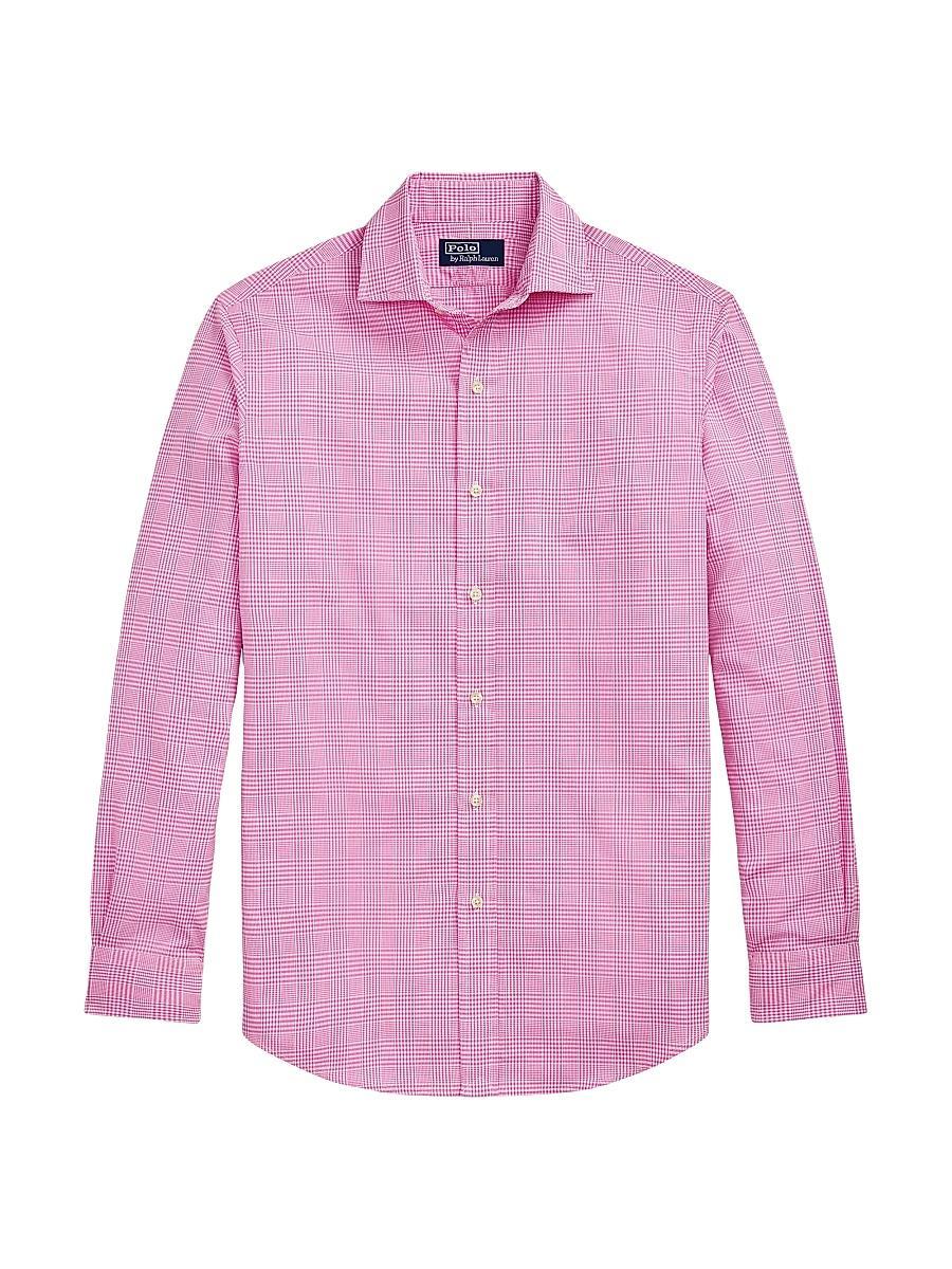 Mens Classic Fit Poplin Button-Front Shirt Product Image
