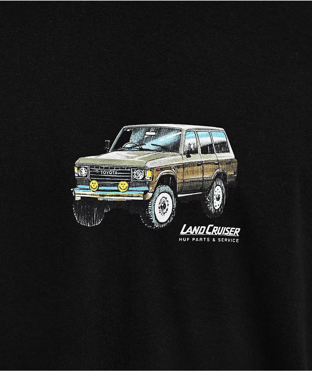 HUF x Land Cruiser Rosetta Black T-Shirt Product Image
