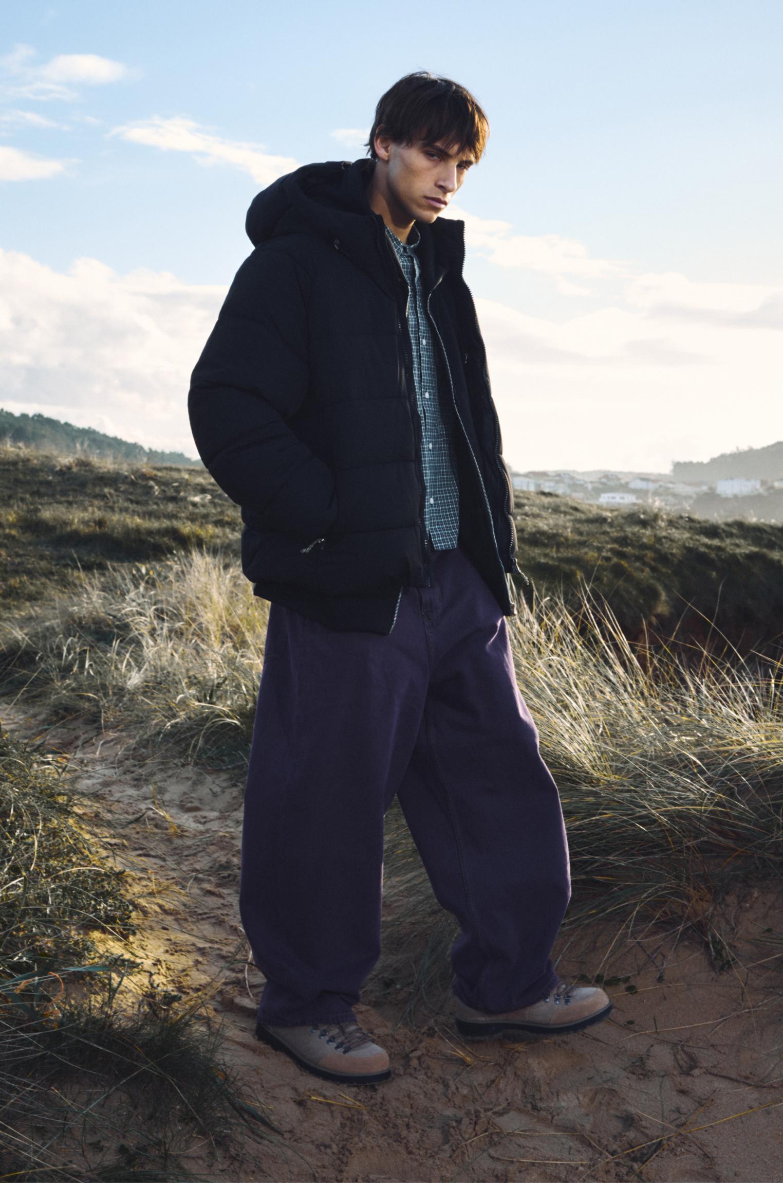 STWD puffer jacket with hood Product Image