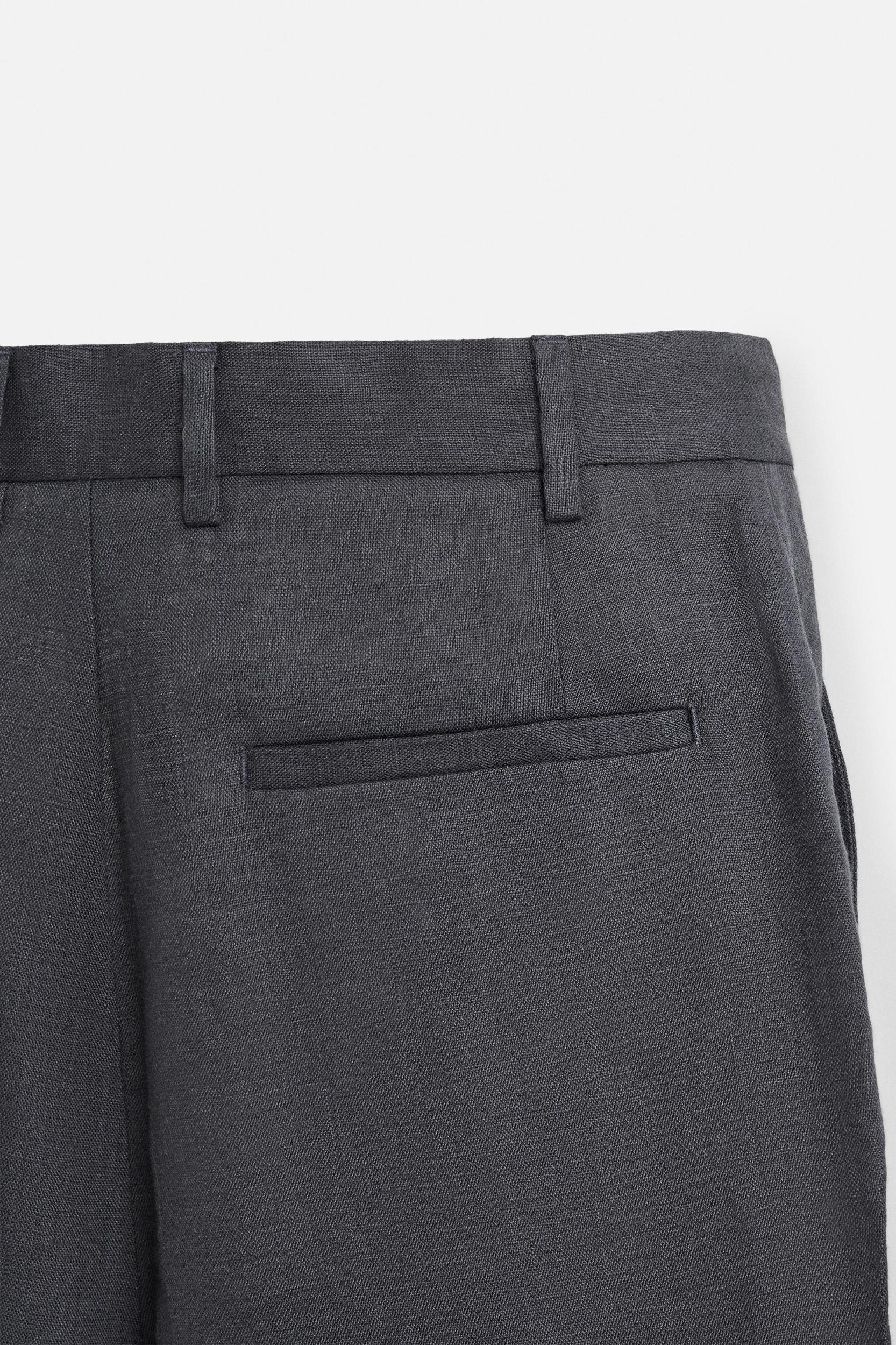 100% LINEN SUIT PANTS Product Image