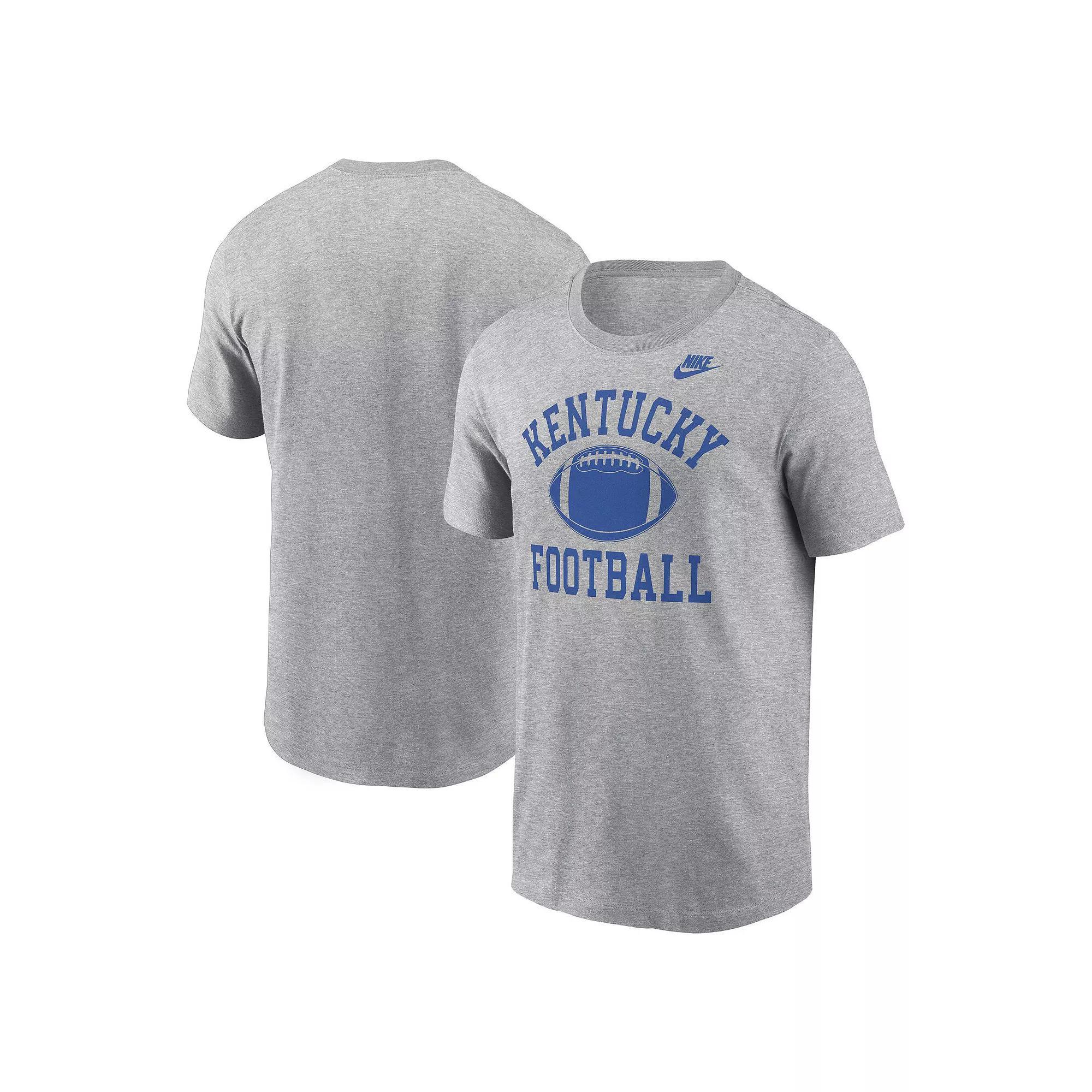 Men's Nike Heather Gray LSU Tigers Legacy Football Icon T-Shirt,  Product Image