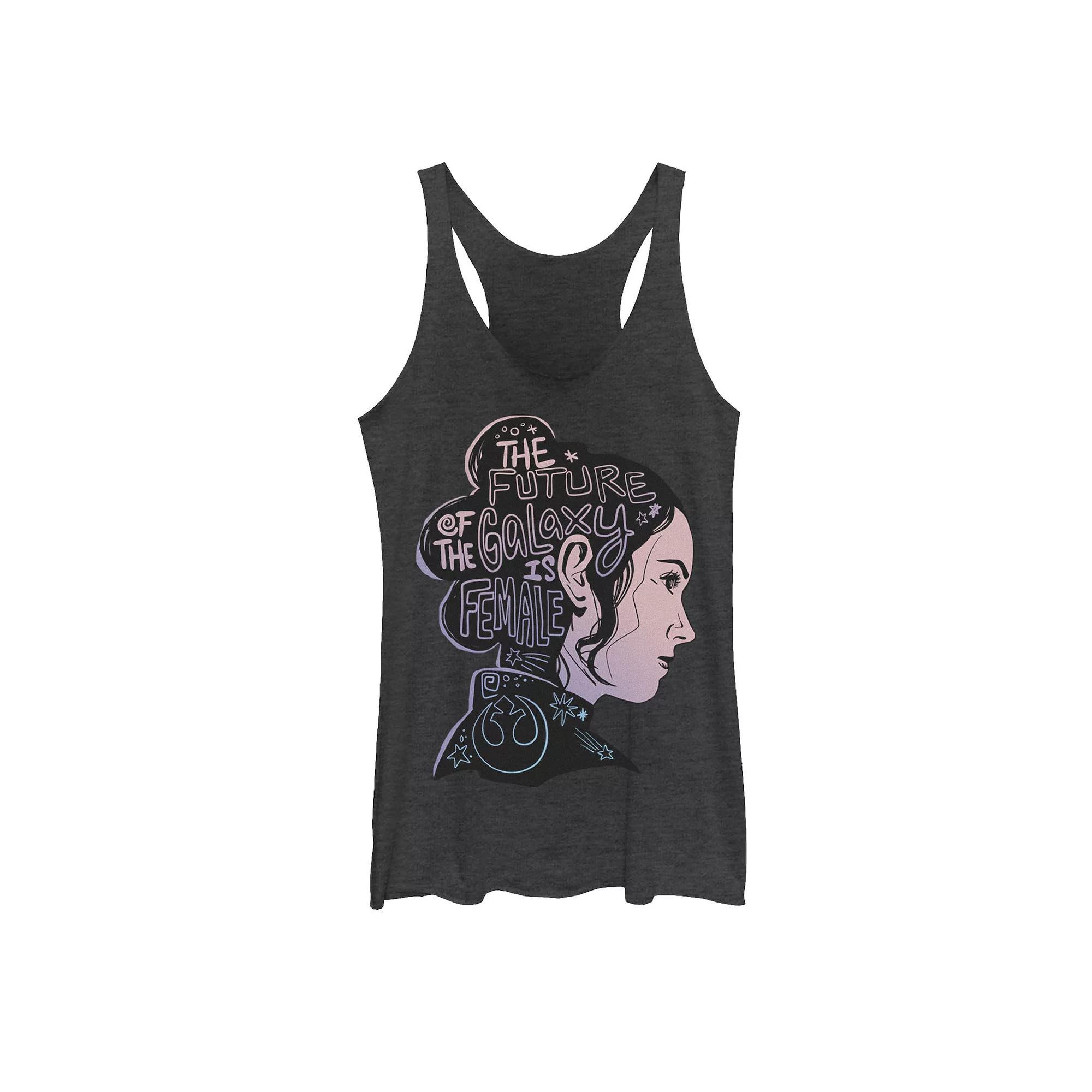 Juniors' Star Wars Rey The Future Of The Galaxy Is Female Graphic Tank Top, Girl's,  Product Image