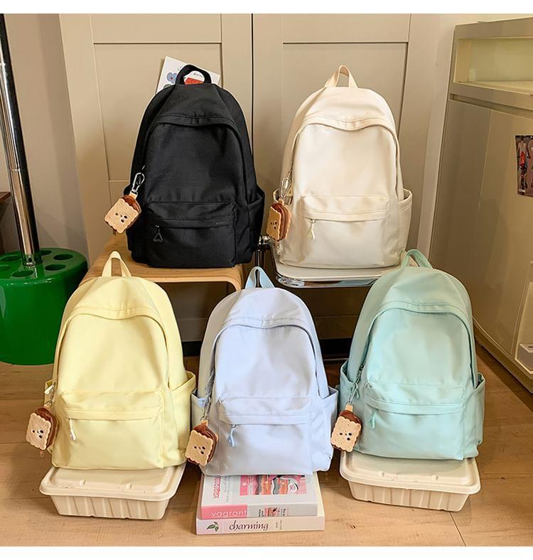 Plain Nylon Backpack / Pouch / Set Product Image