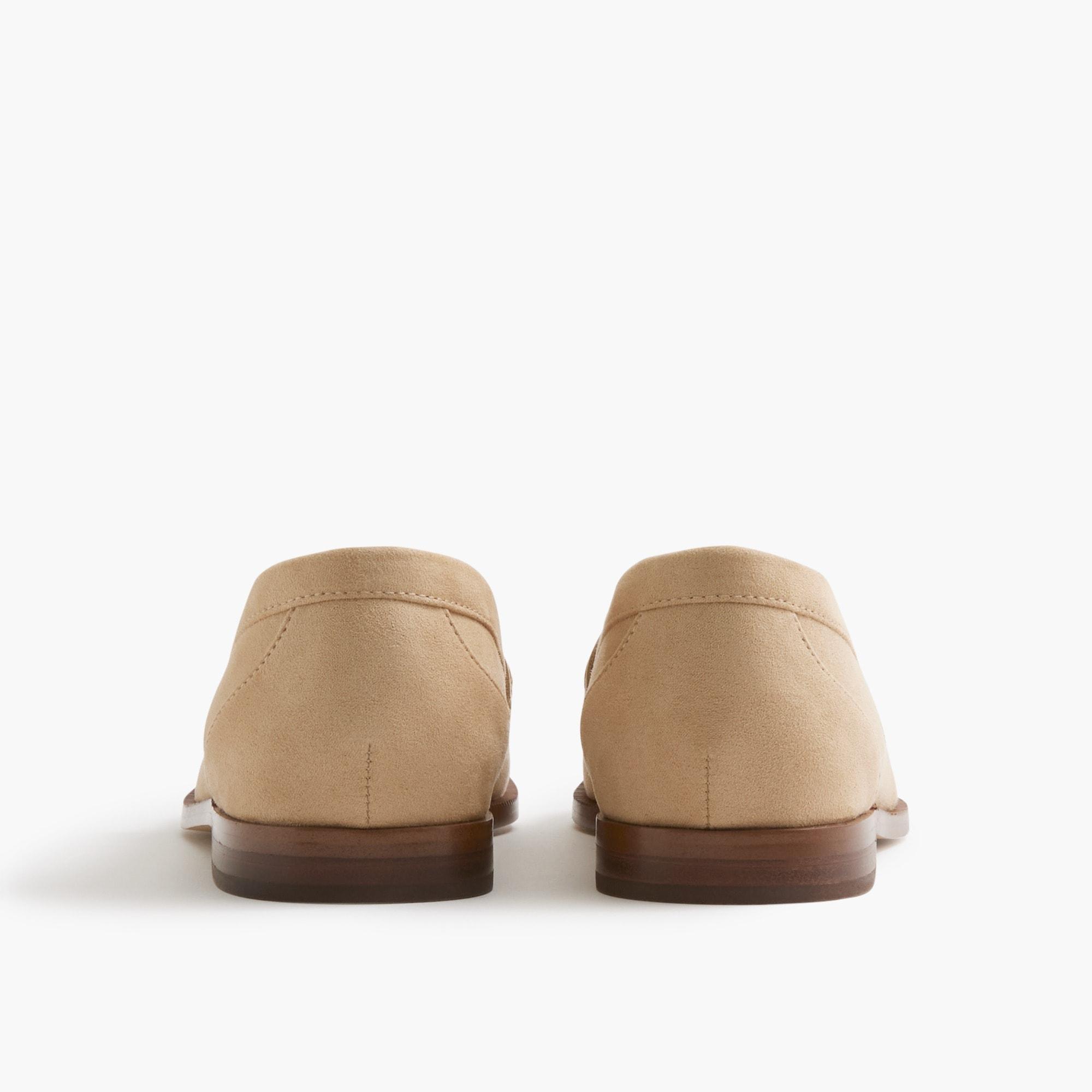 Sueded bow loafers Product Image