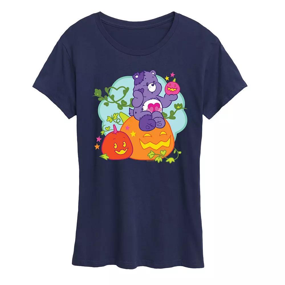 Women's Care Bears Halloween Pumpkin Graphic Tee, Girl's,  Product Image