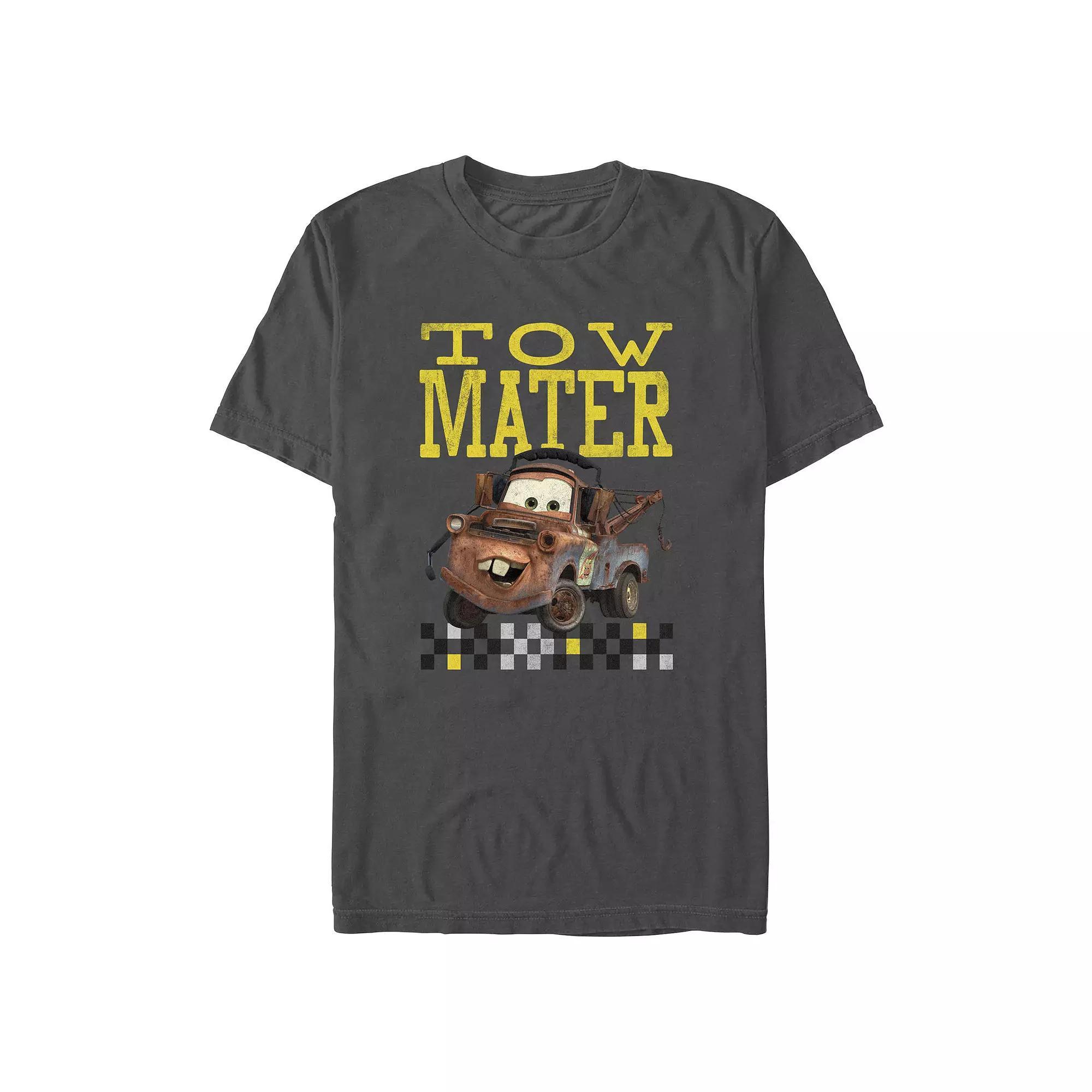 Disney / Pixar's Cars Tow Mater Men's Graphic Tee, Size: XS, Grey Product Image