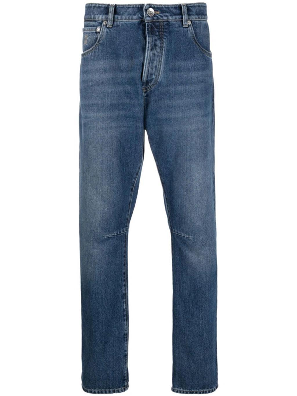 BRUNELLO CUCINELLI Denim Cotton Jeans In Blue Product Image