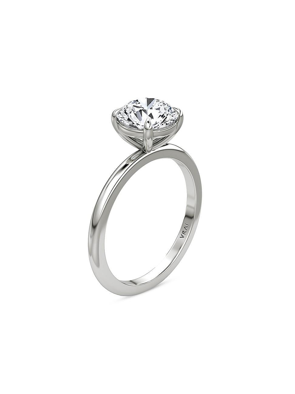 Womens VRAI x Saks Platinum & Lab-Grown Diamond Solitaire Engagement Ring/1.00-2.00 TCW Product Image