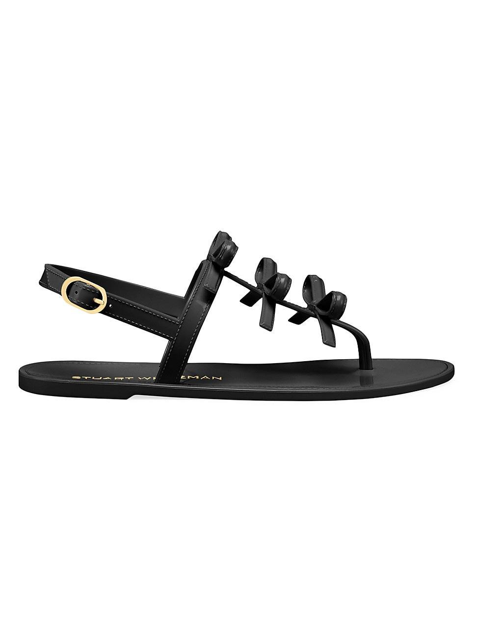 Stuart Weitzman Womens Felicity Bow Sandals Product Image