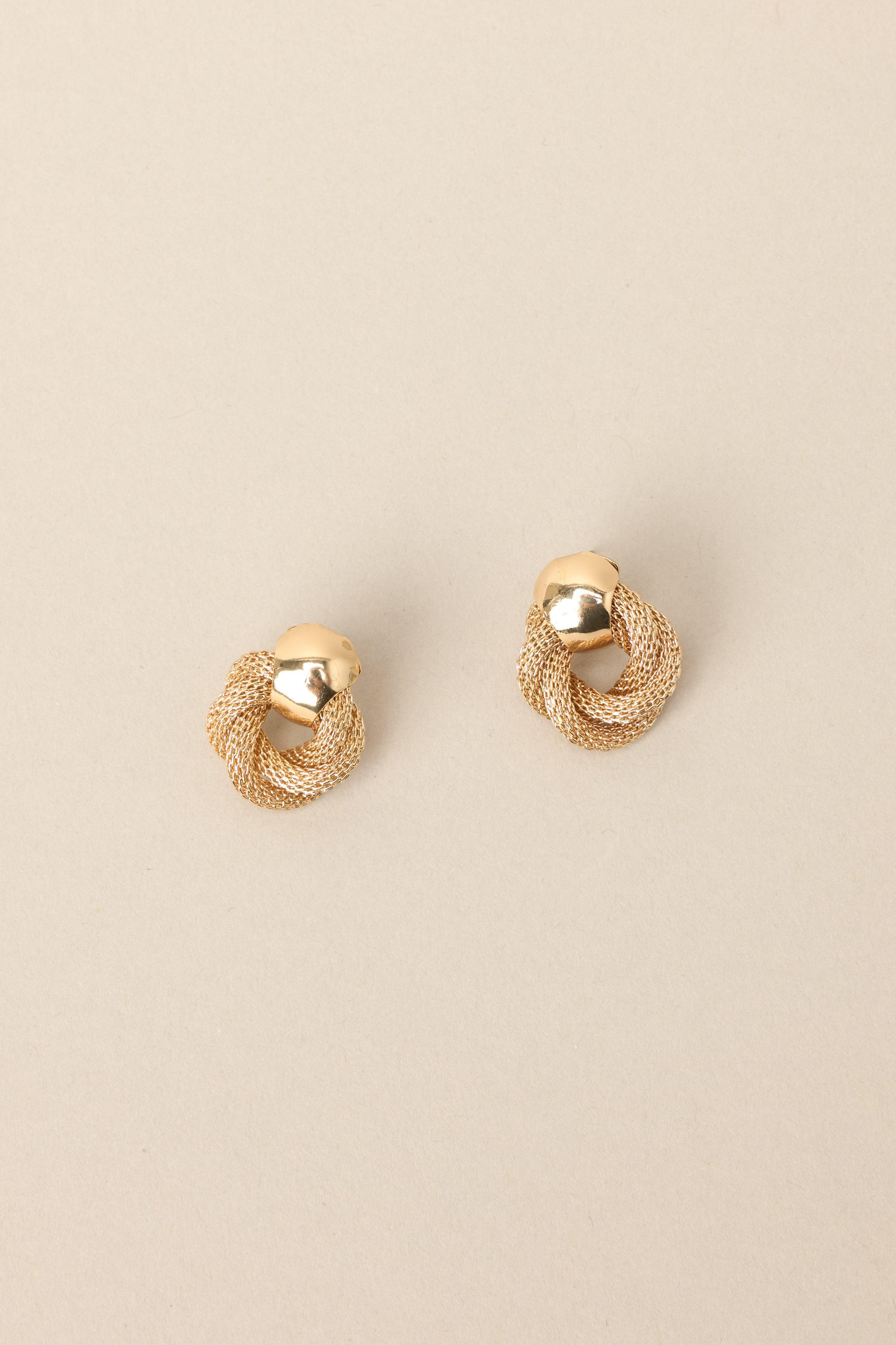 Moody Mystic Gold Earrings Product Image