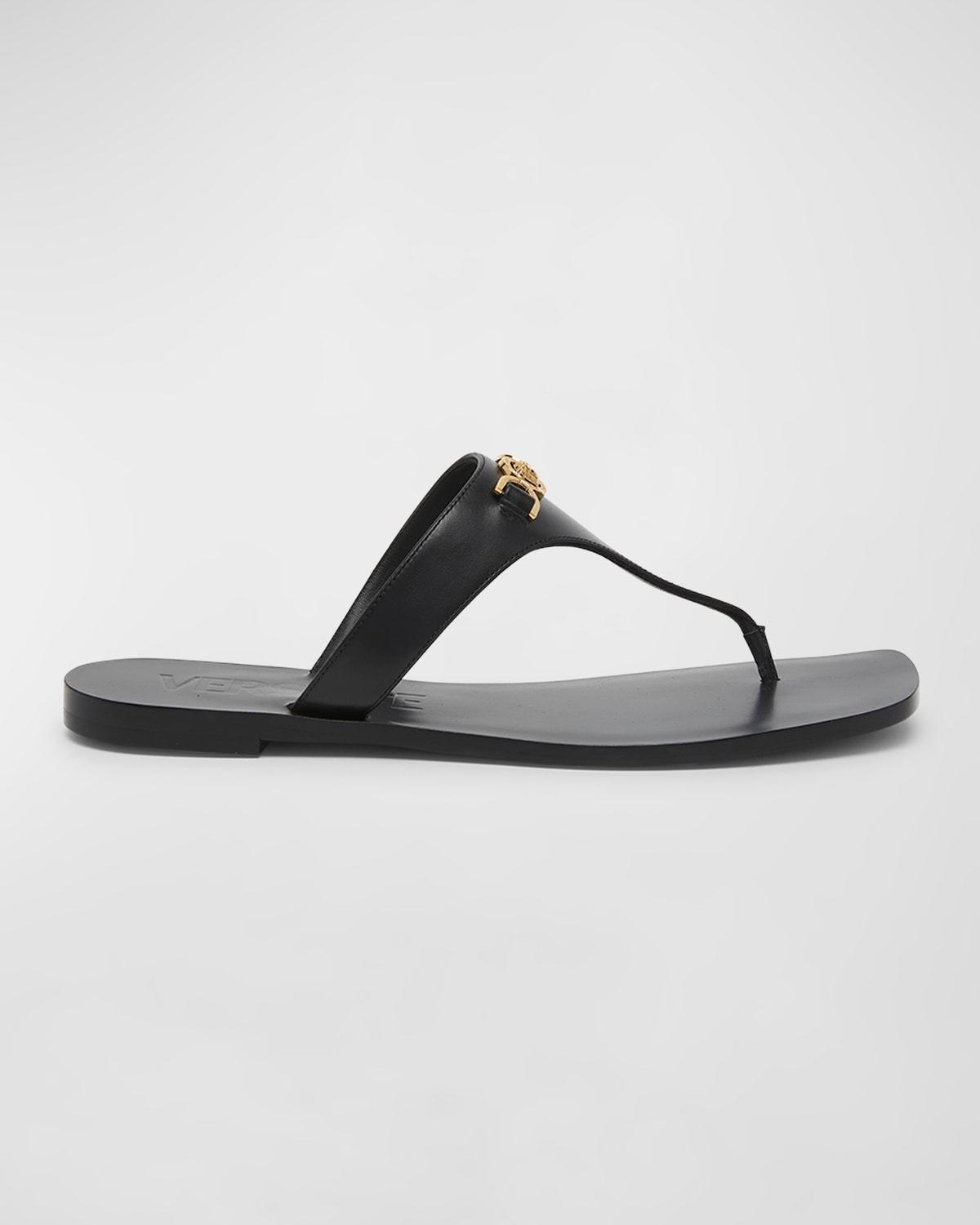 Womens Leather Slides Product Image