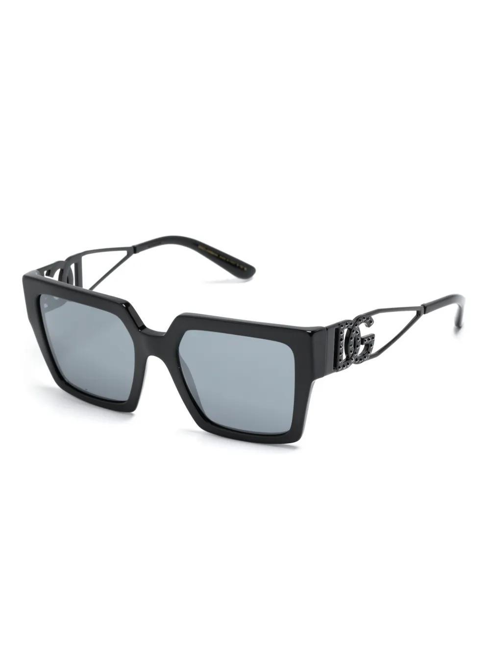 DOLCE & GABBANA Square-frame Sunglasses In Black Product Image