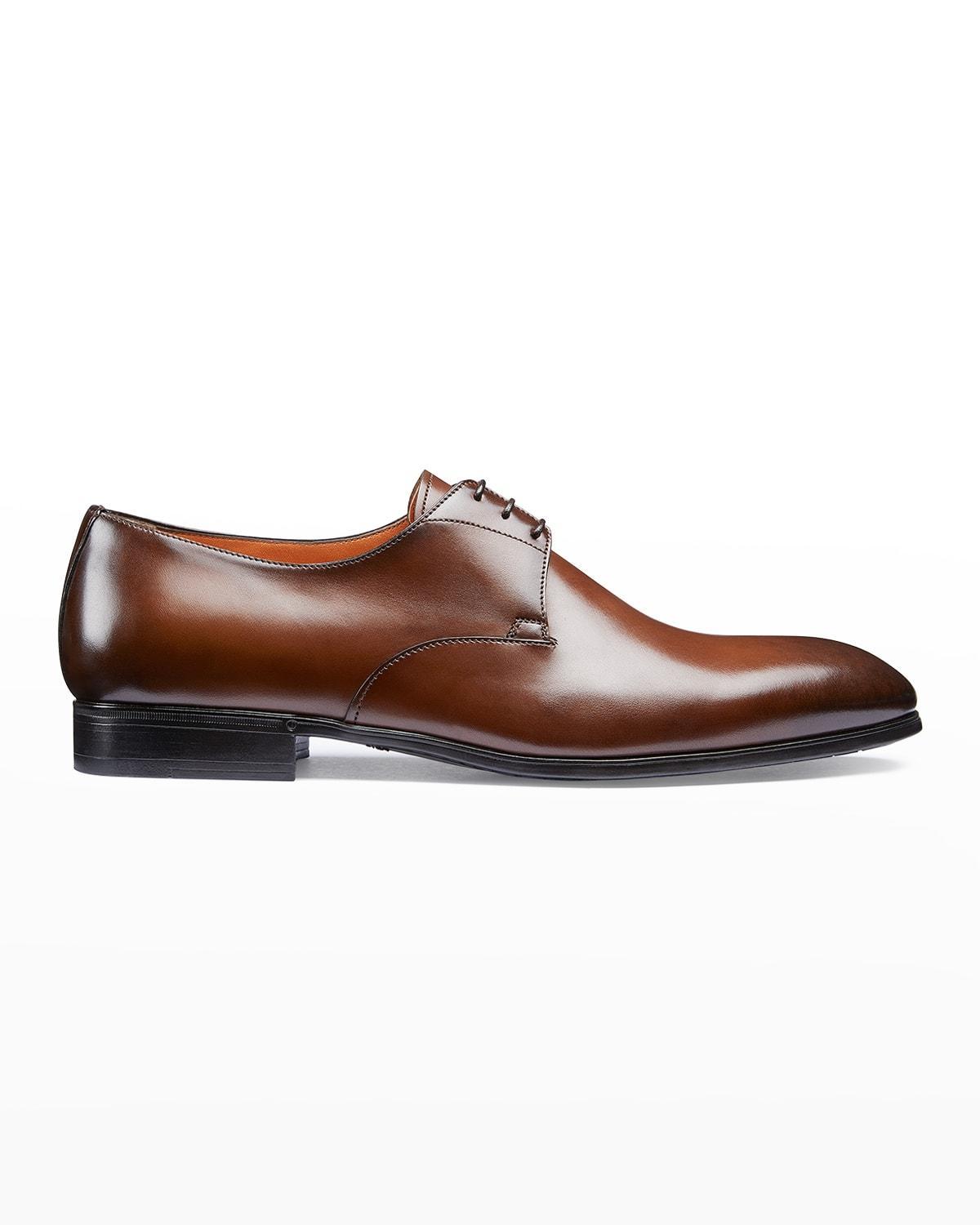 Mens Induct Burnished Leather Derby Shoes Product Image