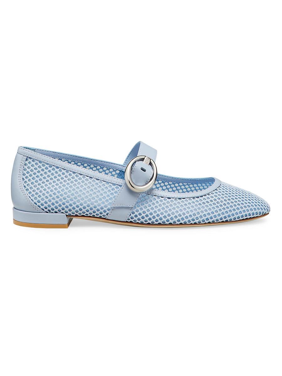 Womens Arabella Mesh & Leather Mary Janes Product Image