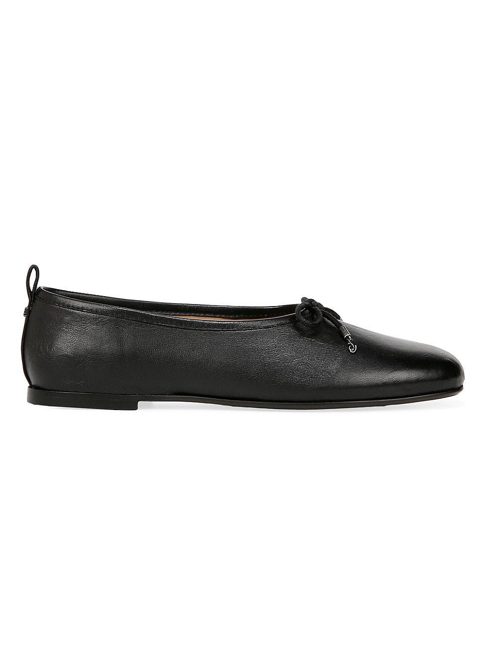 Womens Ari Leather Ballet Flats Product Image