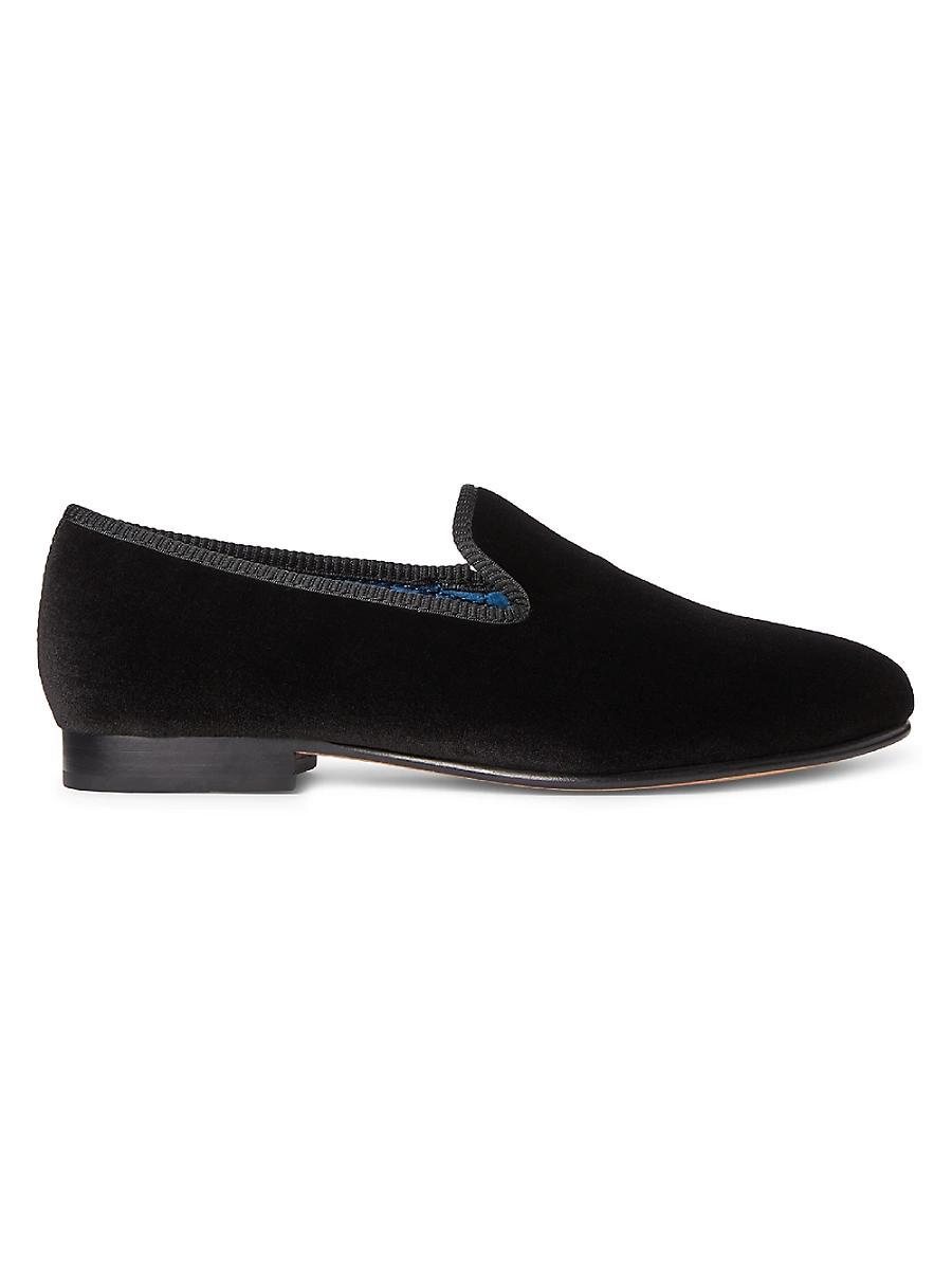 Polo Ralph Lauren Mens Paxton Velvet Slippers Product Image