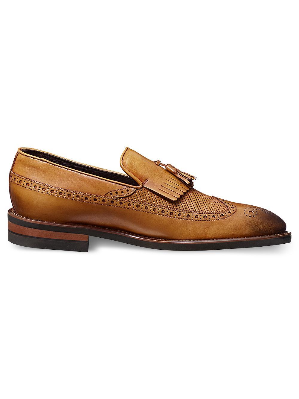 Byron Tassel Loafer - Chestnut Product Image