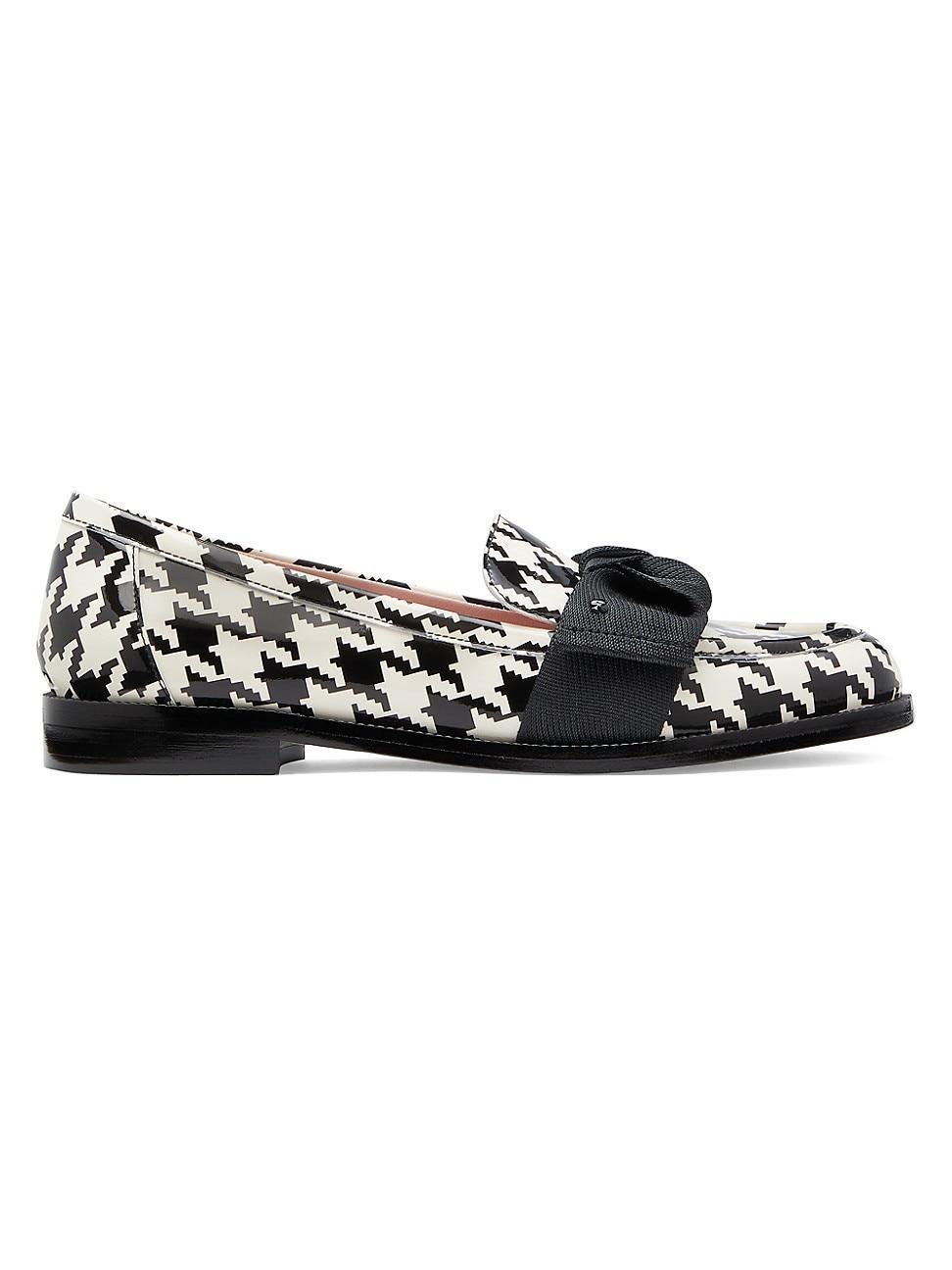 kate spade new york Leandra Bow Leather Loafers Product Image