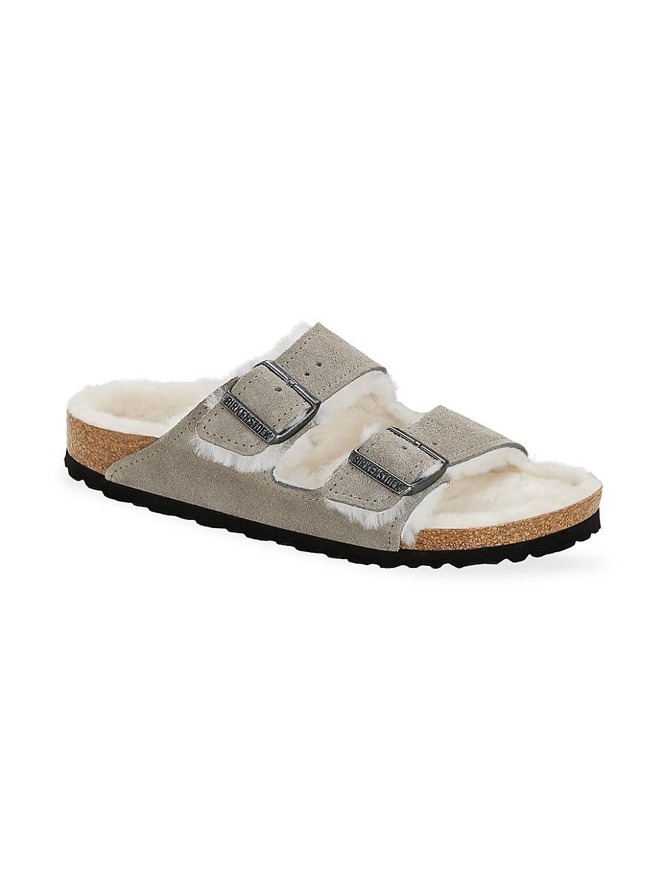 Birkenstock Womens Arizona Shearling Sandal Womens at Urban Outfitters Product Image