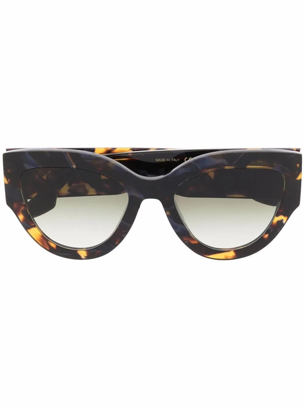 tortoiseshell-effect cat-eye sunglasses Product Image