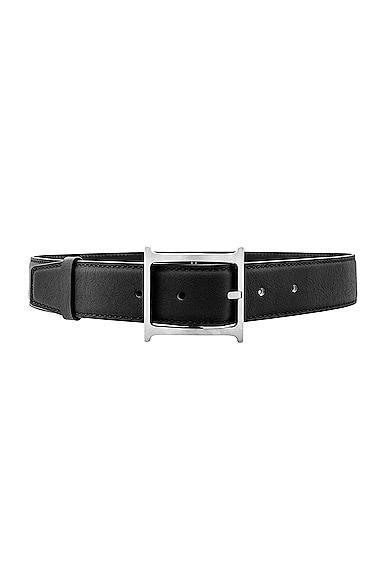 Helsa Logo Contrast Belt Black. (also in M, S, XL, XS). Product Image