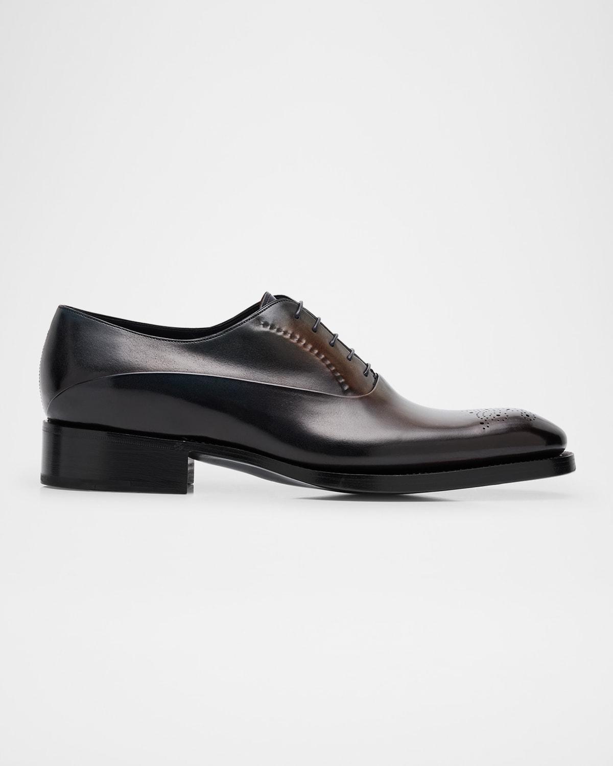 Mens Genji Brogue Leather Oxfords Product Image