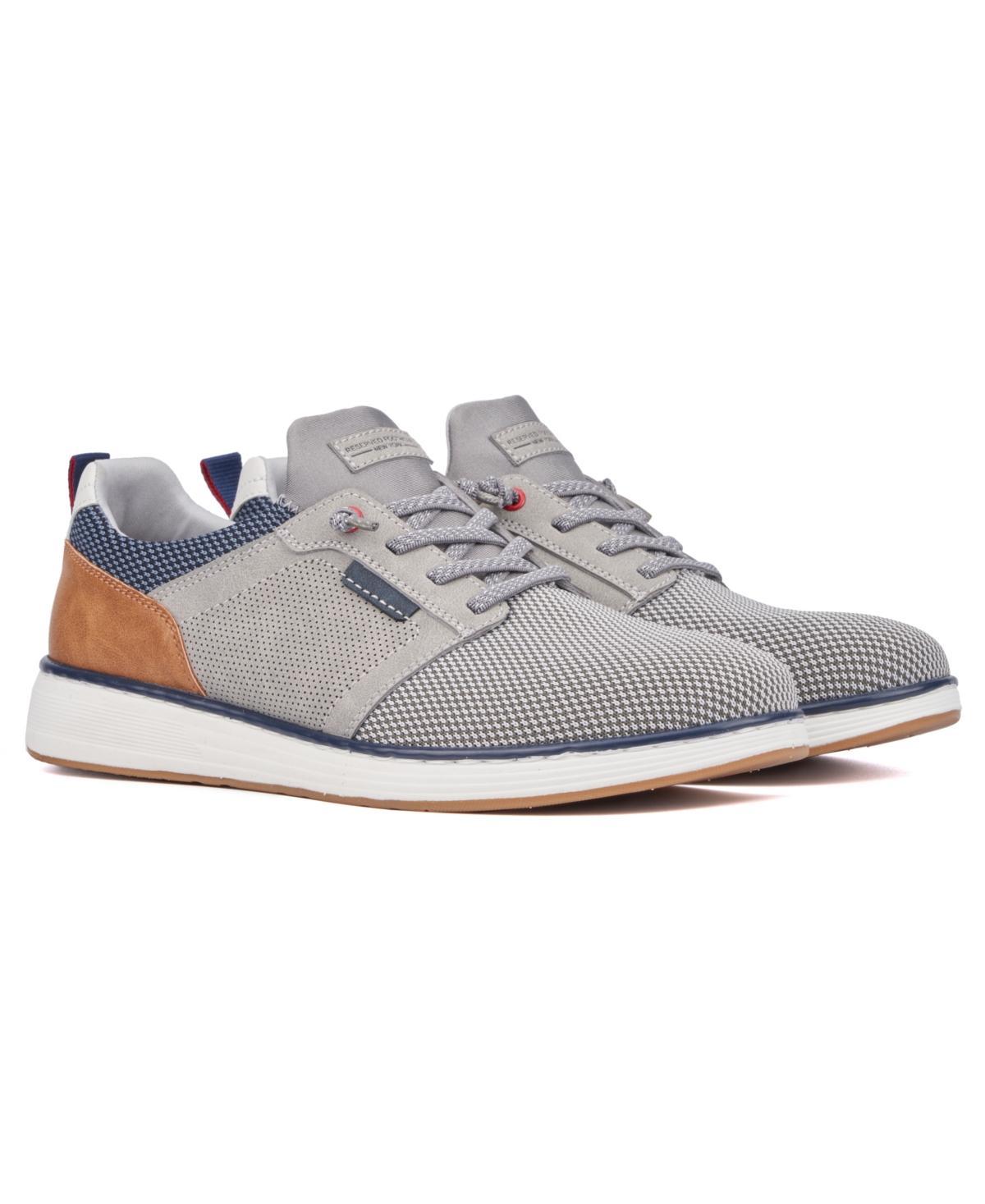 Reserved Footwear New York Maxon Mens Low Top Sneakers Blue Product Image