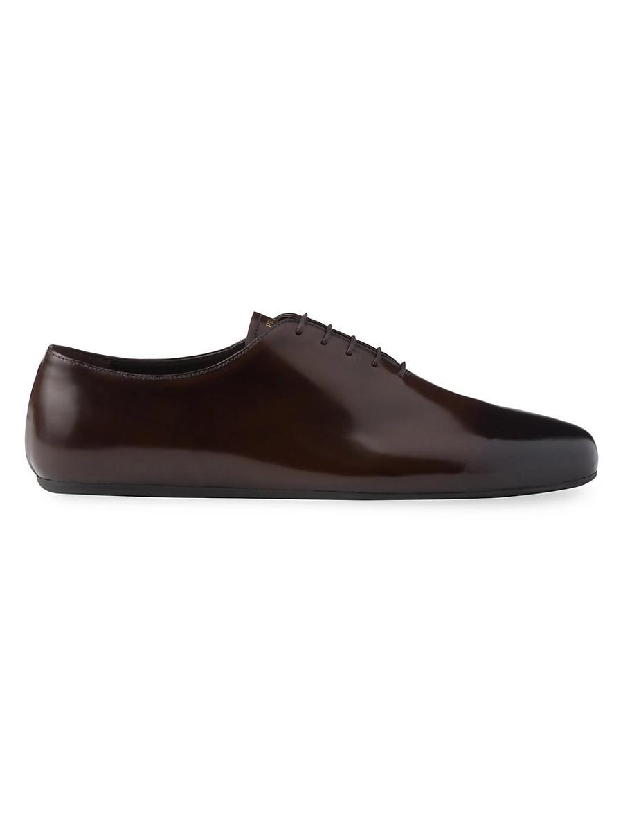 Mens Analog Brushed Leather Oxfords Product Image