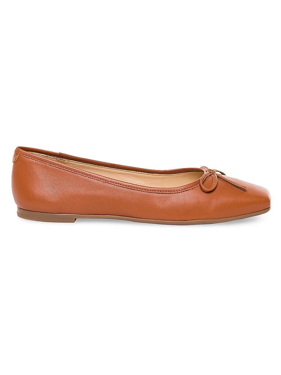 Womens Gwynn Nappa Ballerina Flat Product Image
