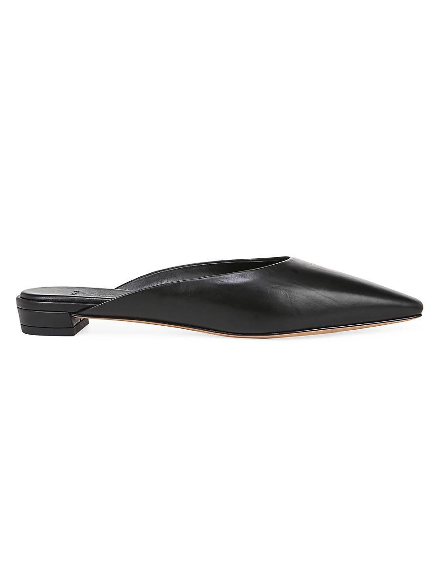 Womens Ana Leather Mules Product Image