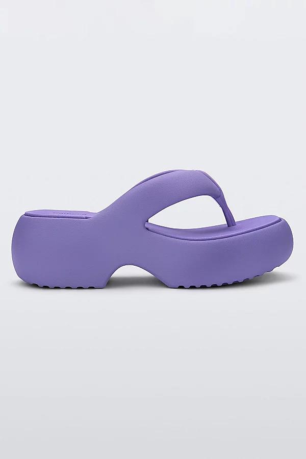 Melissa Free Fuzzy Heeled Thong Sandal Womens at Urban Outfitters Product Image