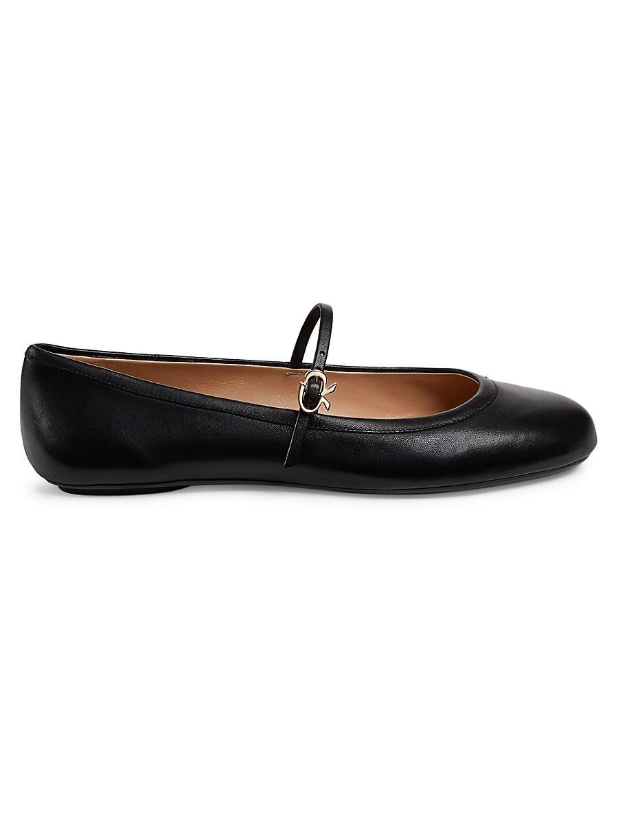 Womens Carla Leather Ballet Flats Product Image